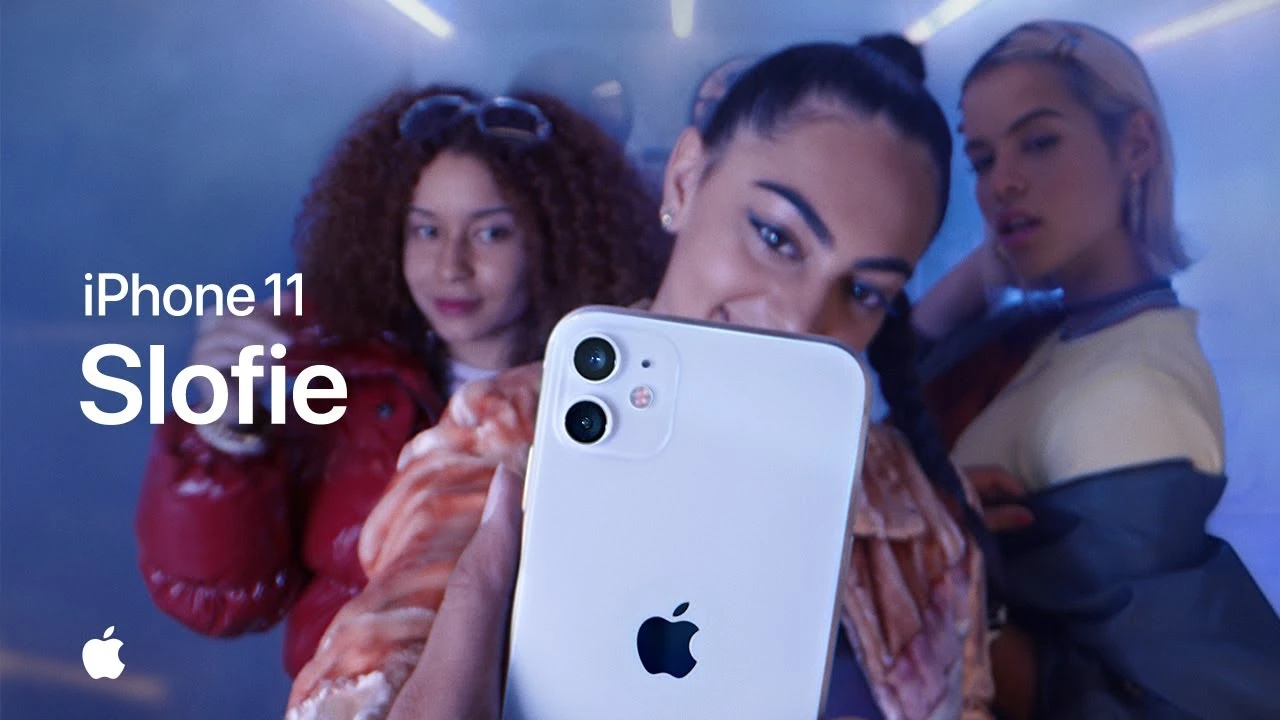 Group slofie on iPhone 11 — Apple